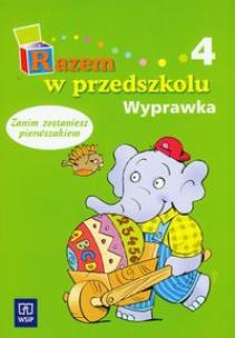 Okładka książki Razem w przedszkolu 6-latka wyprawka 4 WSIP