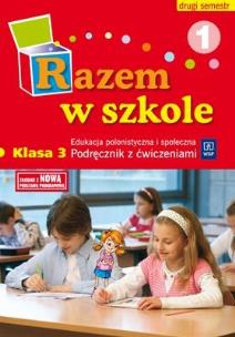 Okładka książki Razem w szkole SP 3 Edukacja polonist. 2/1 WSIP