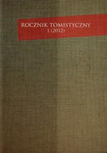 Opakowanie Rocznik Tomistyczny t.1