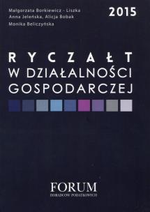 Opakowanie Ryczałt w działalności gospodarczej 2015