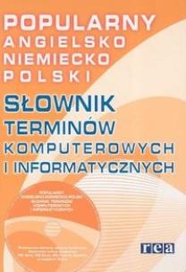 Okładka książki Słownik Ang-Pol-Niem Terminów Komputerowych REA