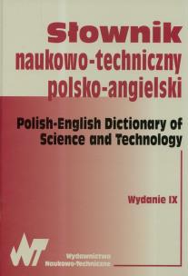 Opakowanie Słownik naukowo-techniczny polsko-angielski