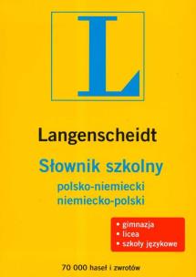 Okładka książki Słownik szkolny polsko-niemiecki niemiecko-polski