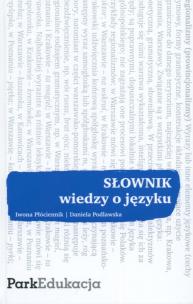 Okładka książki Słownik wiedzy o języku