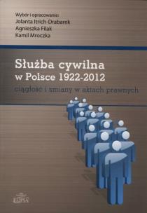 Opakowanie Służba cywilna w Polsce 1922-2012