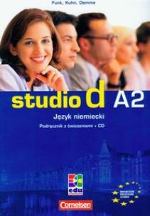 Okładka książki Studio d A2 Język niemiecki Podręcznik z ćwiczeniami + CD