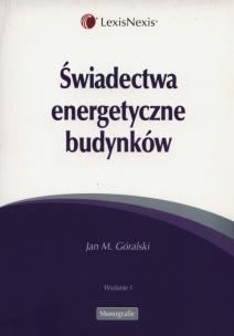 Okładka książki Świadectwa energetyczne budynków