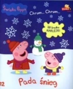 Okładka książki Świnka Peppa Chrum Chrum 12 Pada śnieg