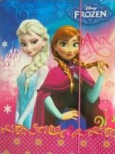 Okładka książki Teczka z gumką A4 Kraina Lodu DERFORM