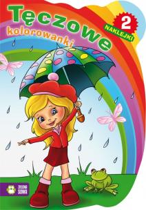 Okładka książki Tęczowe kolorowanki cz.2