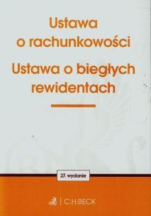 Okładka książki Ustawa o rachunkowości