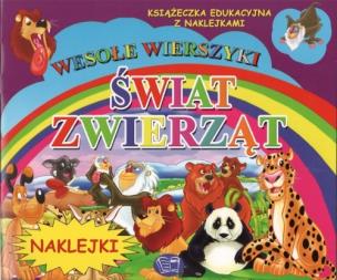 Okładka książki Wesołe wierszyki z nakl. - Świat zwierząt