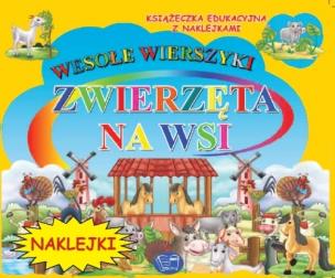 Okładka książki Wesołe wierszyki z nakl.- Zwierzęta na wsi