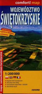 Opakowanie Województwo Świętokrzyskie laminowana mapa