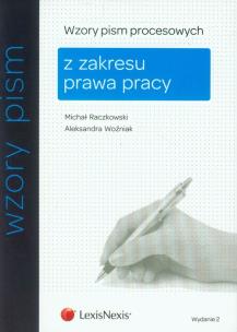 Okładka książki Wzory pism procesowych z zakresu prawa pracy