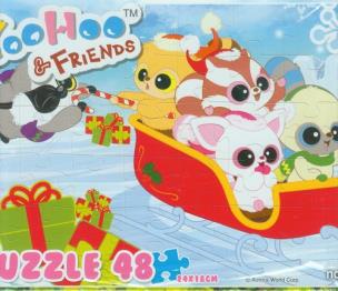 Opakowanie YooHoo&Friends Puzzle 48 Zima