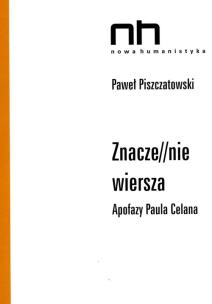 Okładka książki Znacze//nie wiersza