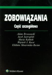 Okładka książki Zobowiązania Część szczegółowa