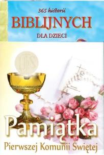 Okładka książki 365 historii biblijnych dla dzieci z obwolutą