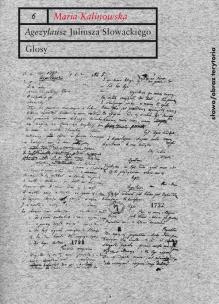 Okładka książki Agezylausz Juliusza Słowackiego