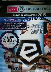 Okładka książki Album do wklejania Ekstraklasa 2015