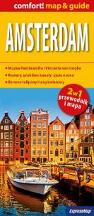 Okładka książki Amsterdam 2w1: przewodnik+mapa