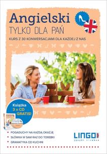 Okładka książki Angielski tylko dla pań. Pakiet multimedialny