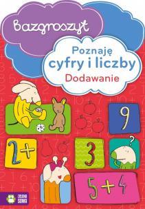 Okładka książki Bazgroszyt - Poznaję cyfry i liczby. Dodawanie