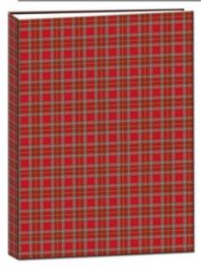 Opakowanie Brulion A4 w linię 96 kartek szkocka krata