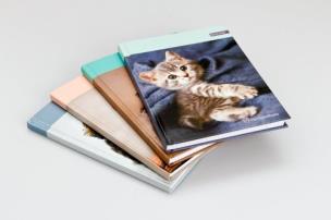 Opakowanie Brulion A5 w kratkę 96 kartek mix