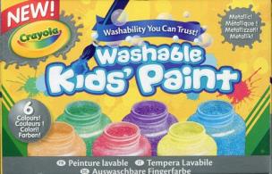 Okładka książki Crayola Farby zmywalne metaliczne