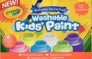 Okładka książki Crayola Farby zmywalne neonowe