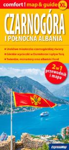 Opakowanie Czarnogóra i Albania północna 2w1: przewodnik + mapa