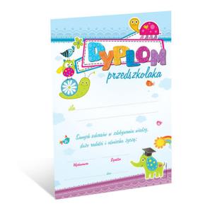 Okładka książki Dyplom przedszkolaka