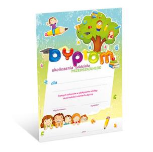 Okładka książki Dyplom ukończenia oddziału przedszkolnego