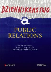 Okładka książki Dziennikarstwo a public relations