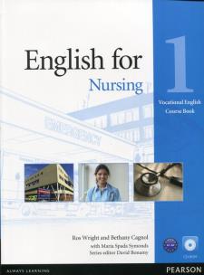 Okładka książki English for Nursing 1 Course Book + CD