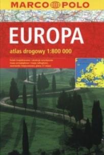 Okładka książki Europa atlas drogowy 1:800 000