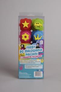 Opakowanie Farbki do malowania palcami 10 kolorów
