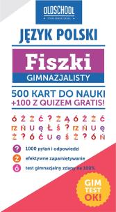 Okładka książki Fiszki gimnazjalisty. Język polski