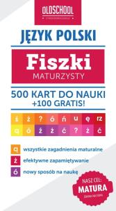 Okładka książki Fiszki maturzysty. Język polski. 500 kart do nauki
