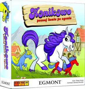 Okładka książki Gra - Konikowo - poznaj konie po ogonie