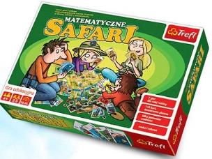 Okładka książki Gra - Safari matematyczne TREFL