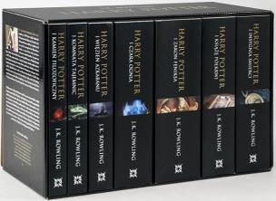 Okładka książki Harry Potter - siedmiopak. Czarna edycja BR