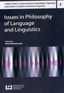Okładka książki Issues in Philosophy of Language and Linguisti