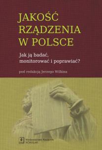 Okładka książki Jakość rządzenia w Polsce