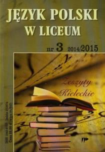 Opakowanie Język polski w liceum nr 3 2014/2015