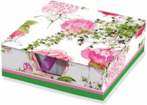 Opakowanie Karteczki zdobione Ogród róż