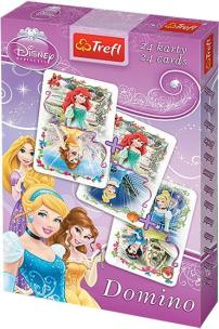 Okładka książki Karty Domino - Księżniczki  TREFL
