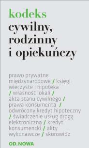 Okładka książki Kodeks cywilny, rodzinny, opiekuńczy 01.02.2015